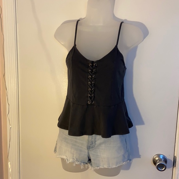 AEO Peplum Corset Tank Top 🧡 - Picture 2 of 5
